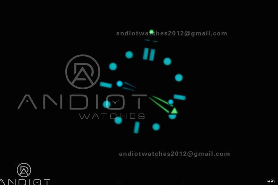 Seamaster Dial VSF 300M Rubber A8806 Black Best PVD Edition on Black Strap Diver 0314